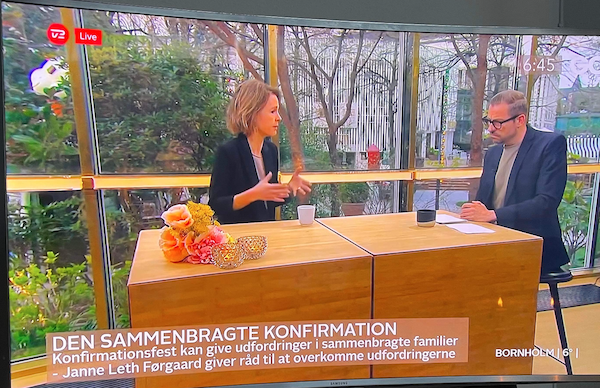 TV2 Go' Morgen Danmark konfirmationer sammenbragt familie